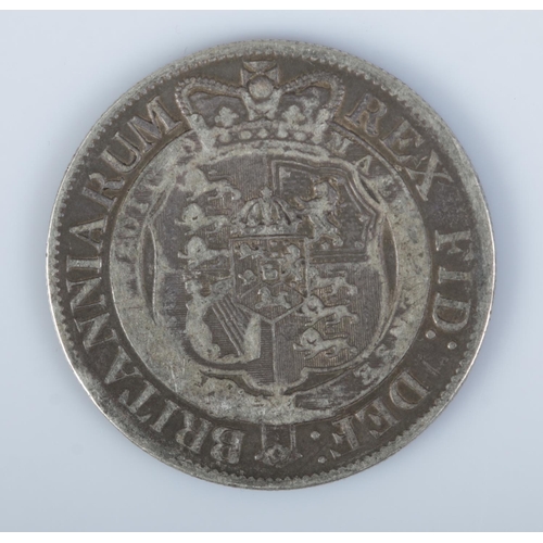 417 - A George III silver half crown dated for 1817.