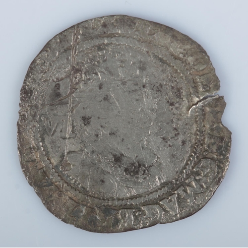 422 - A 1606 James I silver sixpence. 2nd issue, 4th bust.