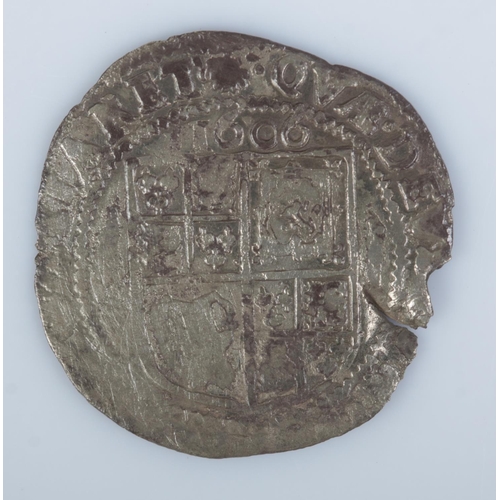 422 - A 1606 James I silver sixpence. 2nd issue, 4th bust.