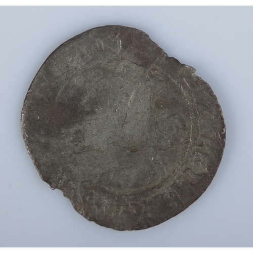 423 - An Elizabeth I hammered silver threepence dated 1568. Featuring rose to obverse and off center strik... 