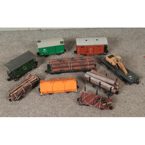 269 - A collection of model railway G gauge rolling stock. Includes Lehman LBG and Bachman.