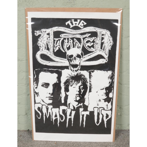 150 - A Damned 'Smash It Up' poster. (94cm x 61cm)