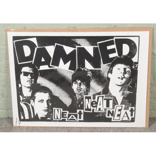 155 - A Damned 'Neat Neat Neat' poster. (60cm x 83cm)