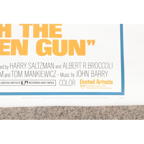 164 - A James Bond 'The Man With The Golden Gun' film poster. (99cm x 69cm)