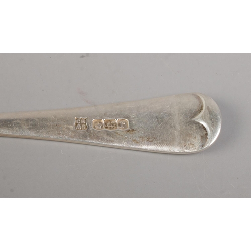 112 - A set of six silver table spoons. Assayed Sheffield 1934 by Cooper Brothers & Sons Ltd. 426g.