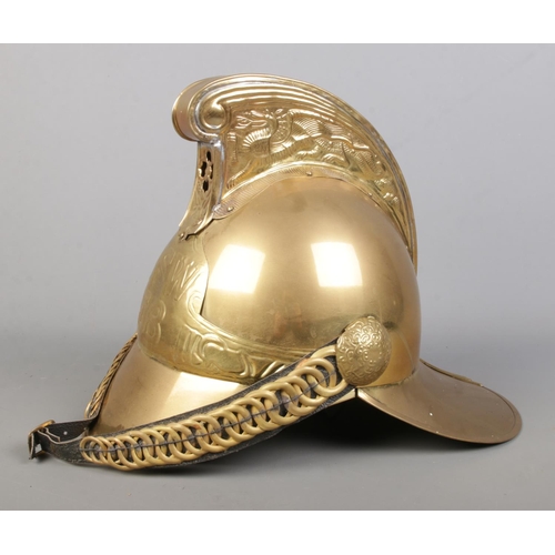 164 - A brass Merryweather fire helmet for the NSW Fire Brigade.