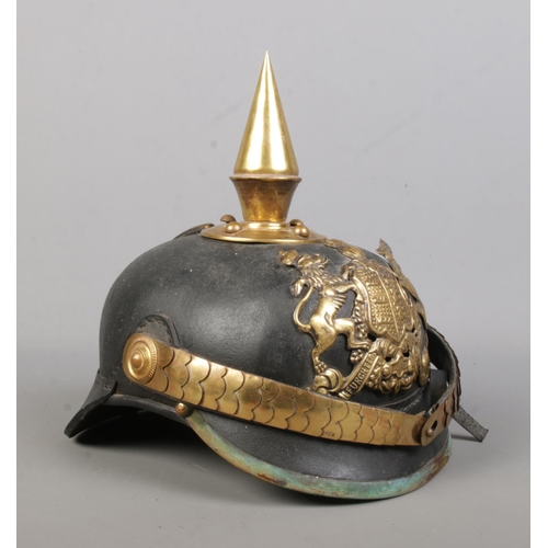 167 - An Imperial German Wurttemberg infantry officers pickelhaube.