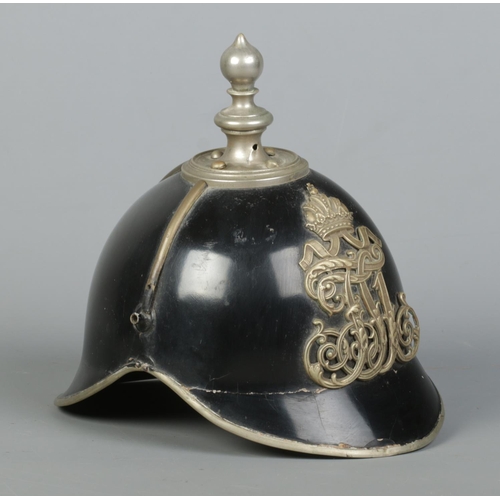 172 - A Prussian tin plate pickelhaube, possibly police.