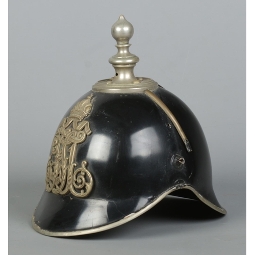 172 - A Prussian tin plate pickelhaube, possibly police.