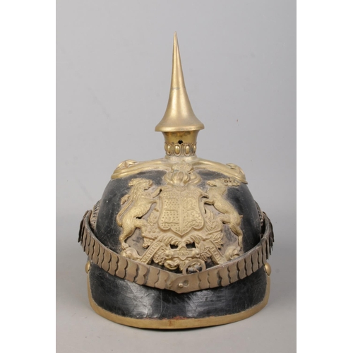 176 - An Imperial German Wurttemberg infantry officers pickelhaube.