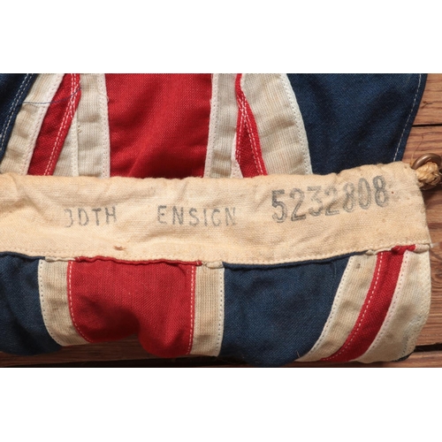 204 - A Royal Maritime Auxiliary Service Flag. 134cm x 66cm.