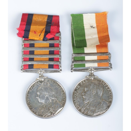 223 - A pair of South Africa Boer war service medals awarded to Driver J Hargreaves, 12731, Army Service C... 