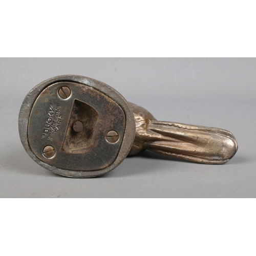 73 - A cast metal novelty bottle opener formed as a Mallard head, titled 'Ducky' by Kirby, Beard & Co, Pa... 