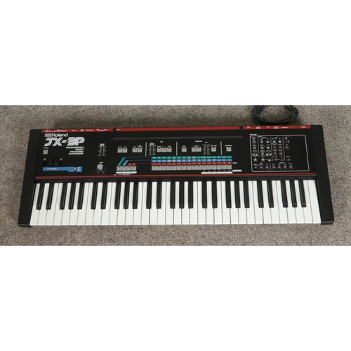 328 - A Roland JX-3P Programmable Preset Polyphonic Synthesizer Keyboard.