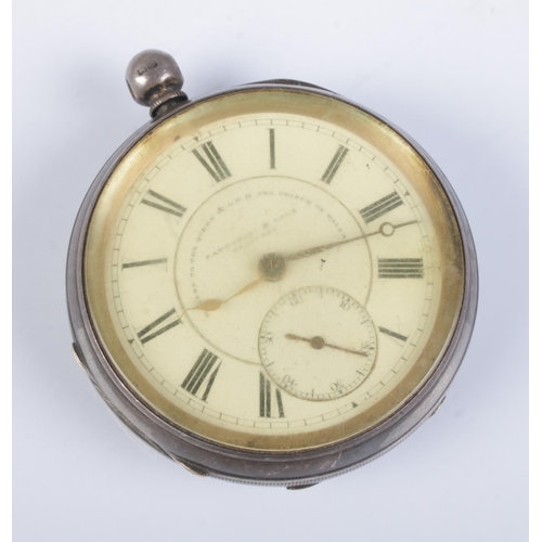 427 - Fattorini and Sons silver cased pocket watch with roman numeral dial hallmarked Birmingham 1911.