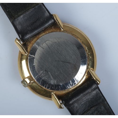 450 - A gents gold plated Omega De Ville manual wristwatch.