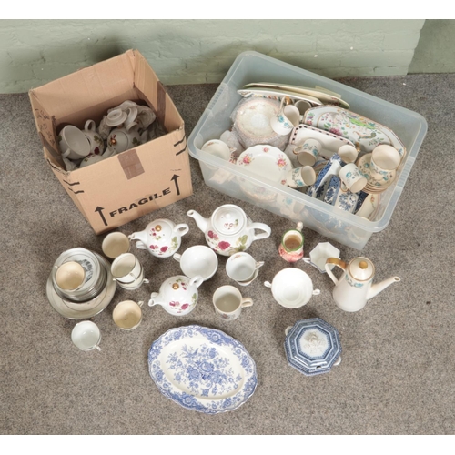 229 - A large quantity of ceramics including Noritake part tea set, Richmond Bone China, F C Emery Longpor... 