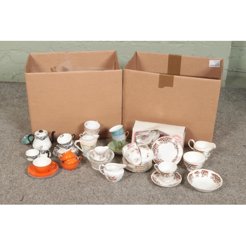 249 - A Colclough Royale pattern china part dinner and tea set together with an assortment of other part t... 