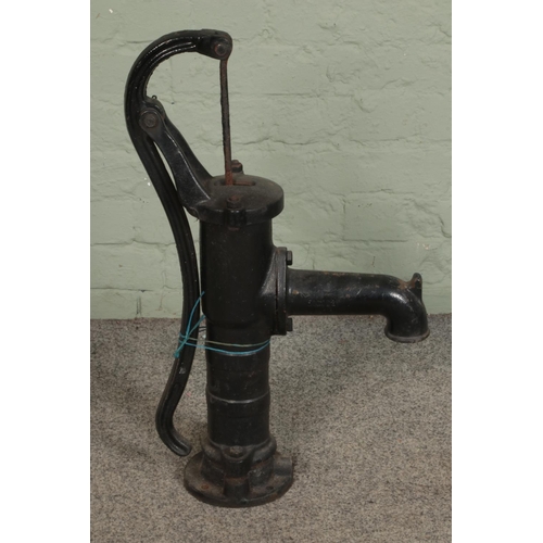 388 - A cast iron water pump.

Hx70cm approx