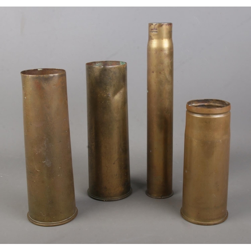 78 - A collection of good size brass artillery shells

Tallest 37cm