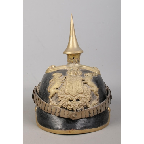 134 - An Imperial German Wurttemberg infantry officers pickelhaube.