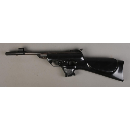 116 - A  cased BSA Shadow .22 calibre break barrel air rifle with synthetic plastic thumbhole stock. CANNO... 