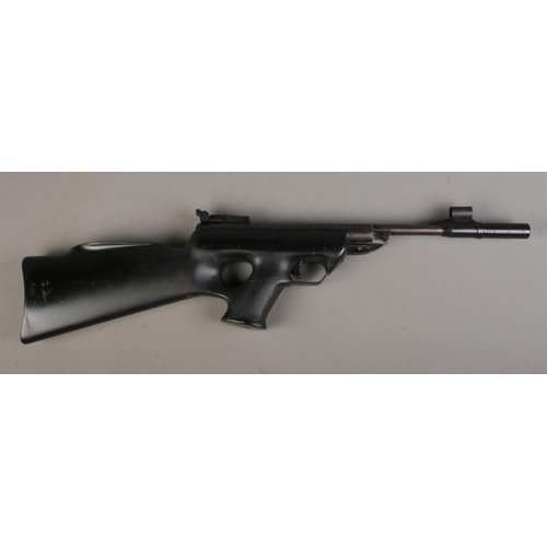 116 - A  cased BSA Shadow .22 calibre break barrel air rifle with synthetic plastic thumbhole stock. CANNO... 