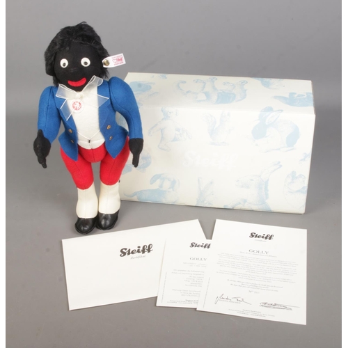 13 - A boxed Steiff Limited Edition Golly (036033) with white ear tag, chest tag and certificate of authe... 