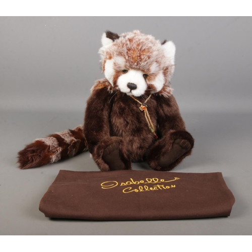 28 - A Charlie Bears jointed teddy bear in the form of a red panda named Roxie from the Isabelle Collecti... 