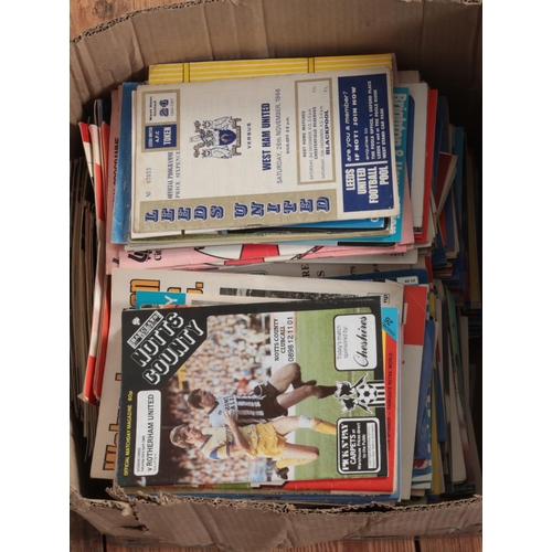 205 - A large collection of assorted football programmes dating mostly between 1960 and 2000 to include cl... 