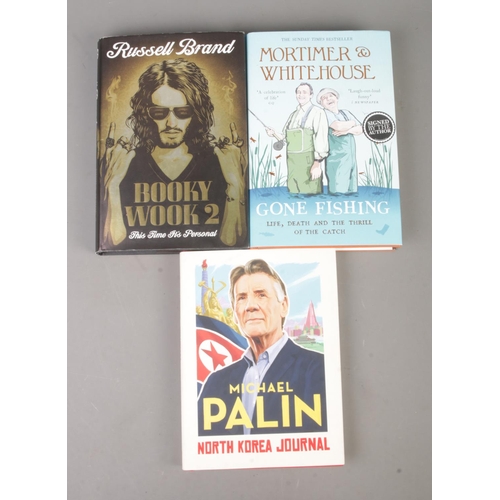 138 - Three signed books to include Michael Palin 'North Korea Journal', Mortimer and Whitehouse 'Gone Fis... 