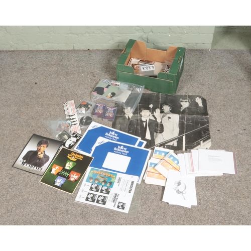 248 - A good collection of The Beatles and associated ephemera and memorabilia along with two signed Statu... 