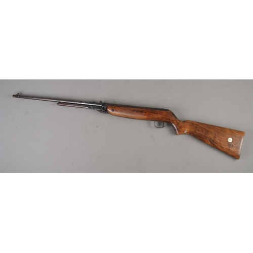 464 - A Webley and Scott The Webley Mark 3 .22 caliber underlever air rifle. CANNOT POST.