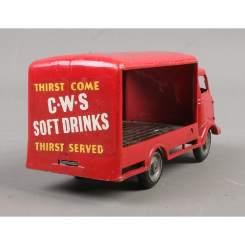 477 - A Mettoy (pre-Corgi) diecast 1:43 scale promotional model Commer Milk deliver van, in red 'CWS Soft ... 