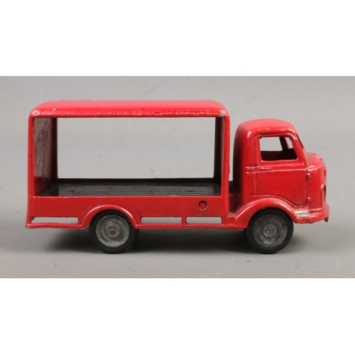 477 - A Mettoy (pre-Corgi) diecast 1:43 scale promotional model Commer Milk deliver van, in red 'CWS Soft ... 