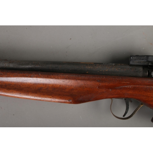 441 - Hammerli Model 420 .177 air rifle, 18inch barrel with Millard Bros rear sight, serial number 3348. F... 