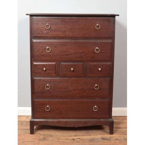 521 - A Stag Minstrel chest of drawers.