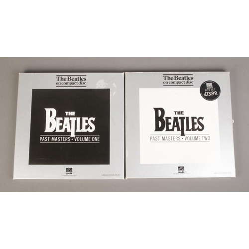 108 - The Beatles for HMV; Two Limited Edition box sets; Past Masters Volumes 1 & 2 on compact disk. With ... 