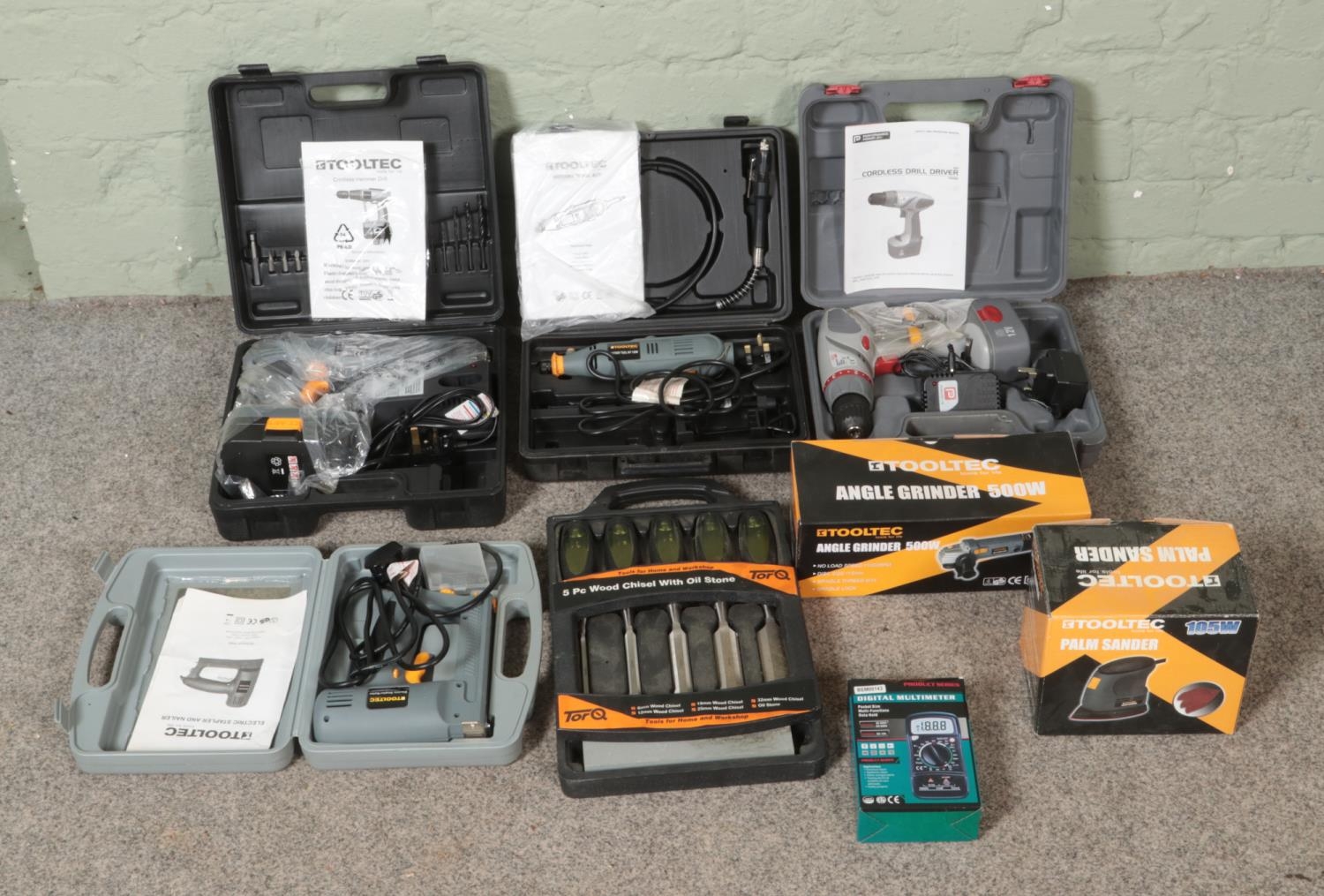 A collection of mostly Tooltec and Performance Power tools to include ...