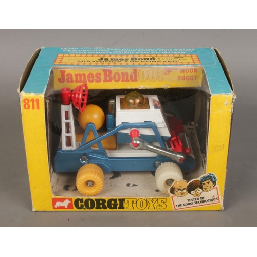 486 - A boxed Corgi 811 diecast model: James Bond 007 'Diamonds are Forever' Moon Buggy with seated James ... 