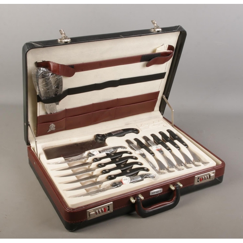 142 - A cased Breitenbach Solingen cutlery set.