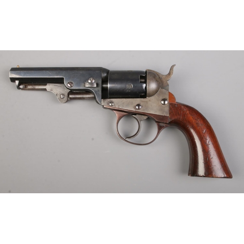 103 - A 19th century hammer action revolver by Cooper Firearms Manufacturing Company. Dated 1860 to octago... 