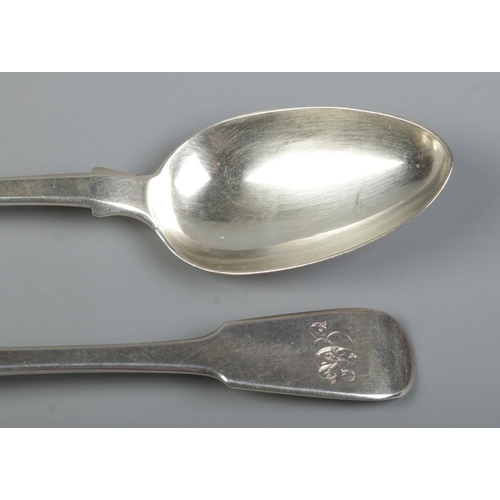 139 - Four early 19th century Scottish silver table spoons. Assayed Edinburgh 1830 by John Austen. 156g.