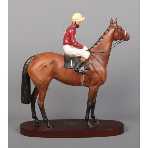 20 - A Beswick Connoisseur model of the racehorse Red Rum. Height 33cm.