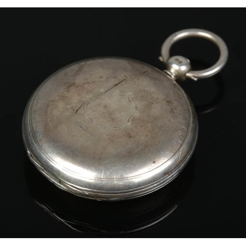 227 - A George V silver full hunter fusee pocket watch. Assayed London 1919.