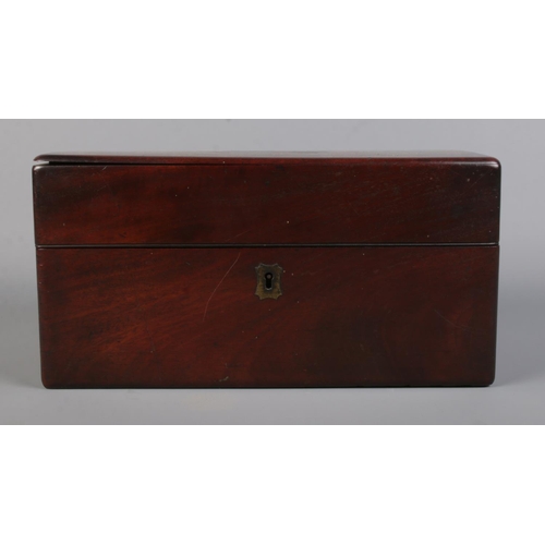 62 - An early 19th century mahogany apothecary box with contents of glass medicine and poison bottles. 16... 