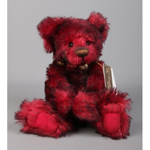 80 - A Charlie Bears Isabelle Collection limited edition bear; Damson. Number 10 of 100.