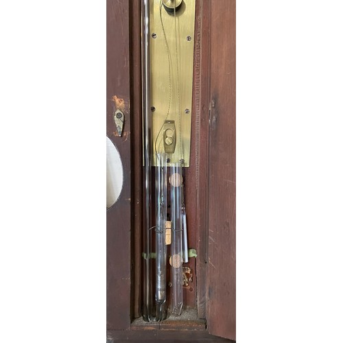 238 - A 19th century mahogany Tagliabue barometer. Bearing later presentation plaque dated 1945.