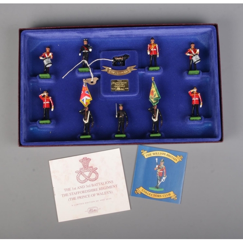 299 - William Britain limited edition boxed set of soldier figures from The 1st and 3rd Battalions of The ... 