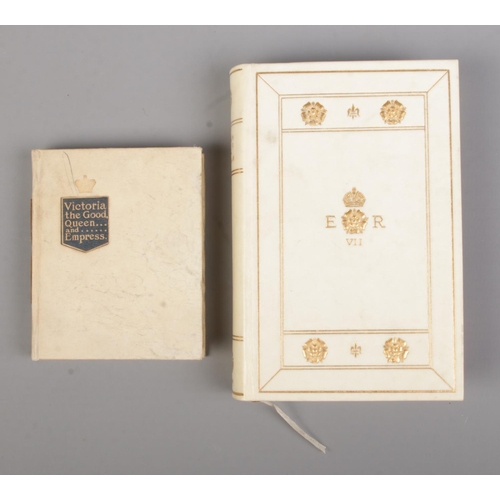 322 - A boxed 1902 Royal Commemoration Prayer Book, for the coronation of King Edward VII, Oxford, togethe... 